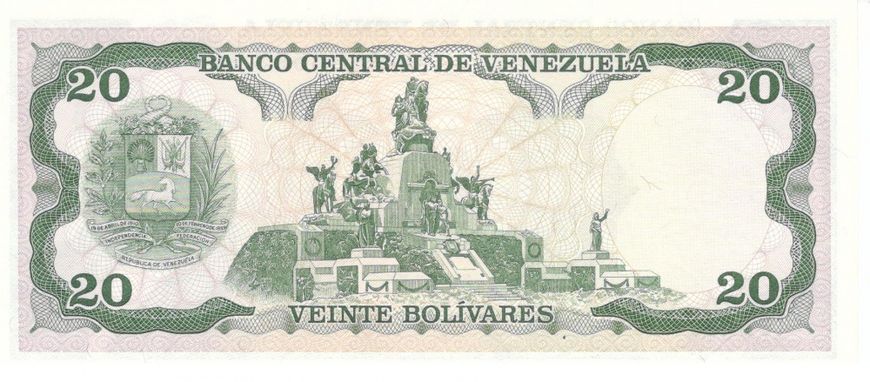 Venezuela 20 Bolivar 1995 UNC (P63)