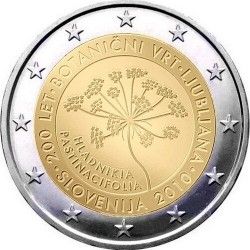 Slovenia 2 Euro 2010 “200 years of the Botanical Garden in Ljubljana” UNC (KM # 94)