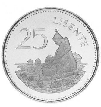 Lesotho 25 Lisente 1980 UNC