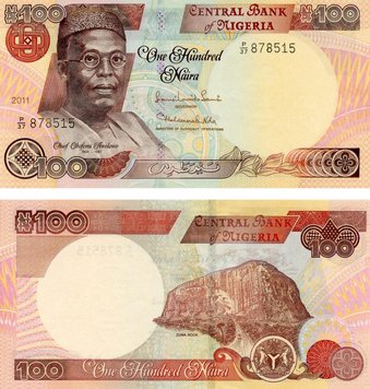 Nigeria 100 Naira 2011 UNC (P28k)