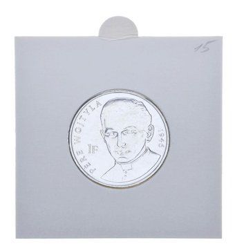 Демократична республіка Конго 1 франк 2004 AU-UNC Священик Войтила М11785 фото