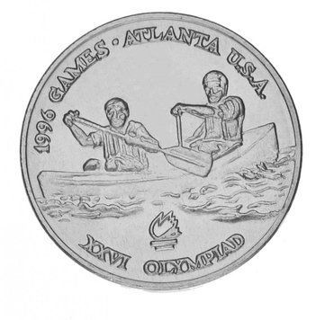 Румунія 10 лей 1996 UNC XXVI літні Олімпійські Ігри 1996 року в Атланті - Каное М15194 фото