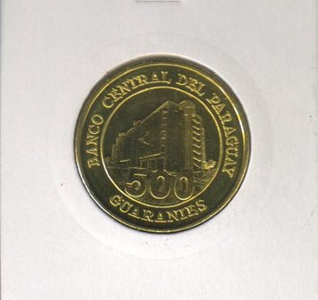 Paraguay 500 Guarani 1993 UNC (KM # 195)