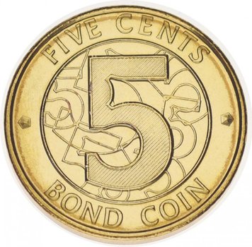 Zimbabwe 5 cents 2014 UNC