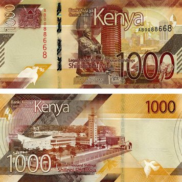 Kenya 1000 shillings 2019 UNC (Pnew)