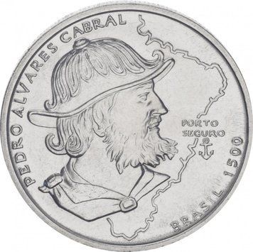 Portugal 200 escudos 1999 "Discovery of Brazil in 1500" AU-UNC (KM # 717)