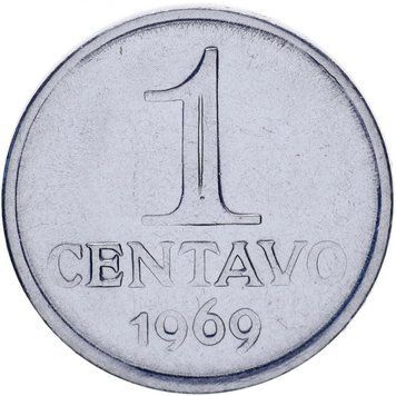 Бразилія 1 сентаво 1969 UNC М10206 фото