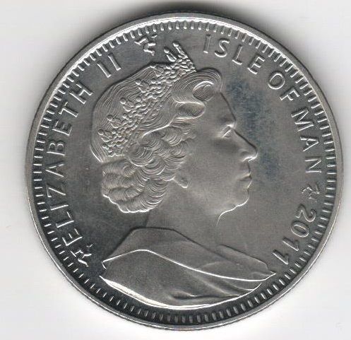 Coin Isle of Man 1 crown 2011 "The wedding of Prince William and Catherine Middleton" UNC (KM # 1478)