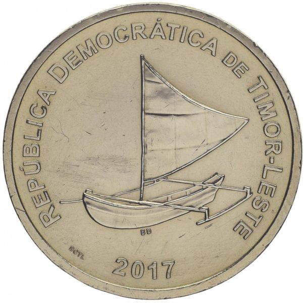 Timor Leste 25 centavos 2017 UNC (KM # 4)