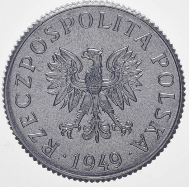 Монета Польща 1 грош 1949 XF (Y#39) М09425 фото
