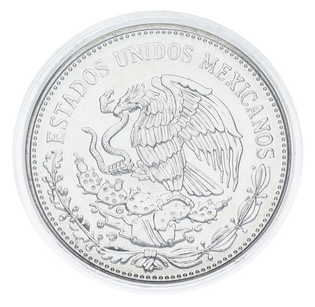 Coin Mexico 50 Pesos 1986 Silver Proof FIFA World Cup in Mexico 1986 &mdash; Dribbling the Ball