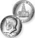 Монета США 50 центов (халф) 1976 Серебро VF-AU 200 лет независимости М02982 фото 1