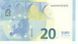 Banknote Italy 20 Euro 2015 SB S012 UNC