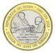 Coin Benin 6000 francs 2005 Bimetal UNC John Paul II in Africa