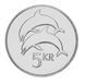 Iceland 5 CZK 2008 AU-UNC Dolphins