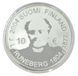Coin Finland 10 euros 2004 Silver AU-UNC 200th anniversary of the birth of Johan Ludvig Runeberg (Ag 925, 27.4 gram)