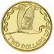 Новая Зеландия 2 доллара 2008 UNC Птица М14220 фото 1
