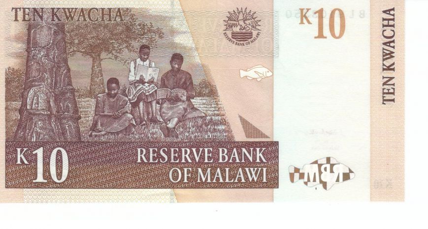 Malawi 10 kwacha 2004 UNC (P51)
