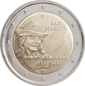 San Marino 2 Euro 2016 Donatello UNC