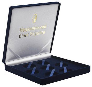 Футляр для 7 монет (40 мм) НБУ (нейзильбер 5 гривень) А20377 фото