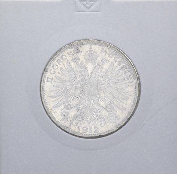 Австрійсько-Угорська імперія 2 крони 1912 G-VG Срібло М10969 фото