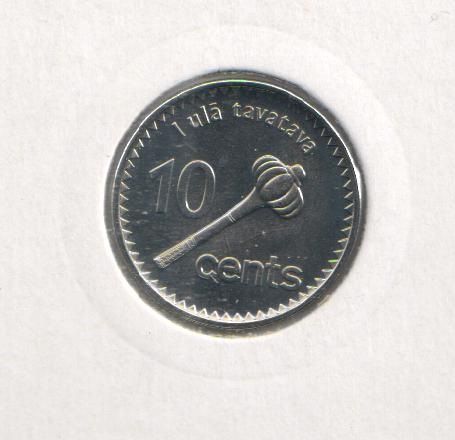 Fiji 10 cents 2013 UNC (KM # 333)