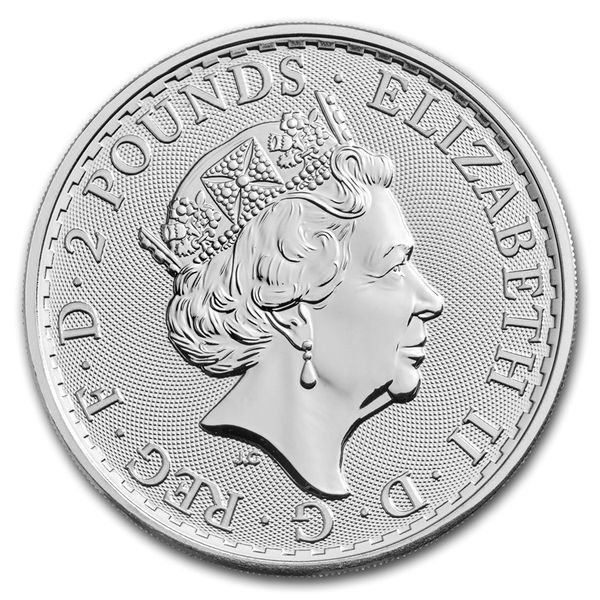 Coin United Kingdom 2 pounds 2018 Britain UNC Silver