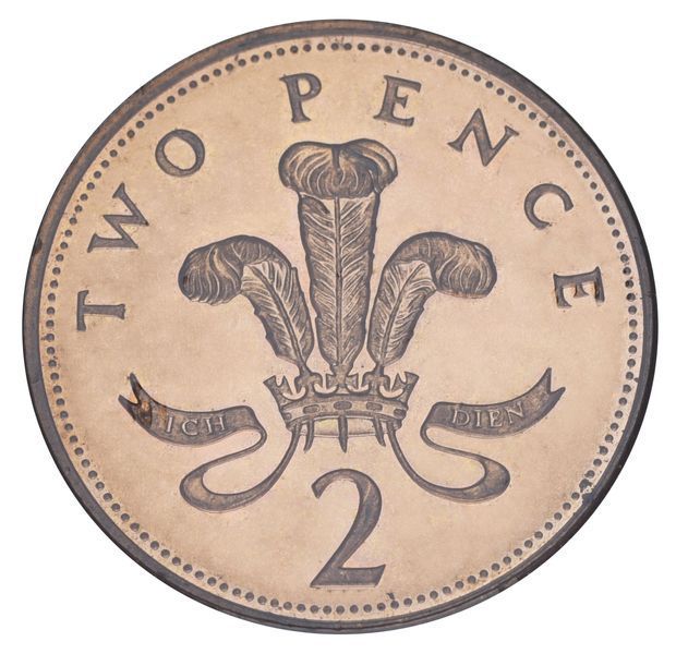 Coin UK 2 pence 2004 F-VF