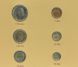 Coins set Norway set of 6 coins 1982 UNC 1, 5, 10, 25 ore, 1, 5 kronor and 1 mark Booklet