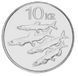 Исландия 10 крон 2008 AU-UNC Рыба М15045 фото 1