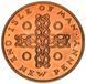 Coin Isle of Man 1 penny 1971 VF-AU (KM # 20)