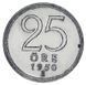 Монета Швеция 25 эре 1950 Серебро F-VF (Ag 400, 2,32 грамма) М17808 фото 1