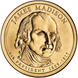 Coin USA 1 dollar 2007 D "4th President James Madison" UNC (KM # 404)