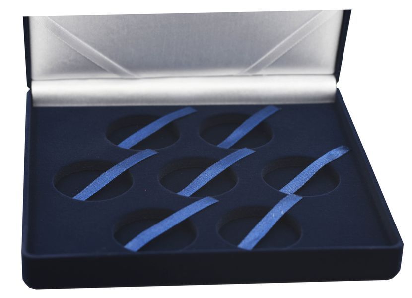 Case for 7 coins (40 mm) NBU (nickel silver 5 hryvnia)