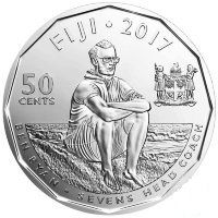 Fiji 50 cents 2017 UNC