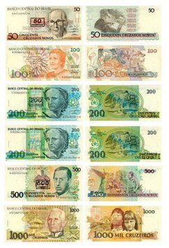 Бразилія набір з 6 банкнот UNC Б03814 фото