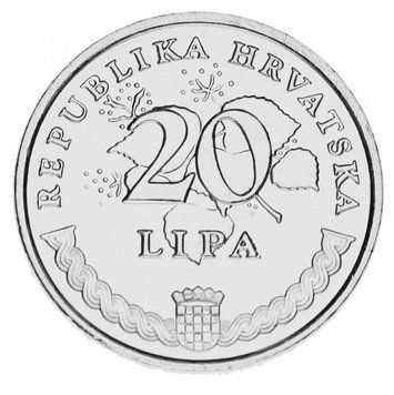 Хорватія 20 липа 2007 AU-UNC Флора М14172 фото