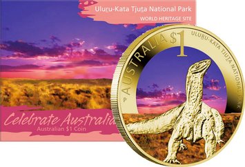 Australia 1 dollar 2012 "Meet Australia - Uluru Kata Tjuta National Park" UNC (KM # 1821)