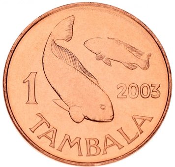 Малаві 1 тамбала 1996-2006 AU-UNC М01639 фото