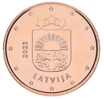Coin Latvia 5 euro cents 2023 UNC