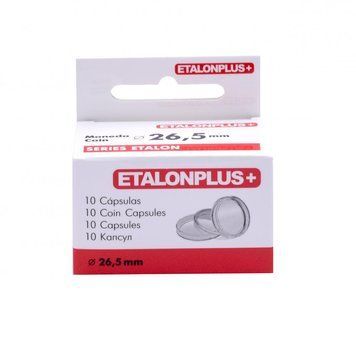 Капсулы для монет 26,5 мм. (10 штук) Etalonplus А15440 фото