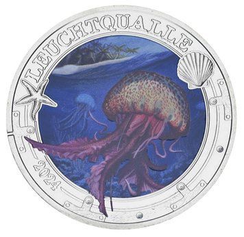 Монета Австрія 3 євро 2024 UNC Meduza М19520 фото