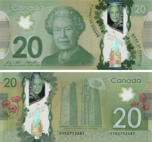 Canada 20 dollars 2013 UNC