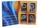 Coins set Ukraine set of 4 coins of 5 hryvnia 2023-2024 UNC Country of superheroes in the album Colored