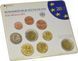 Coins set Germany 9-coin set of euro 2011 UNC A 1, 2, 5, 10, 20, 50 euro cents, 1, 2 euros, commemorative 2 euros Blister