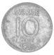 Монета Швеція 10 ери 1953 Срібло F-VF М17809 фото 1