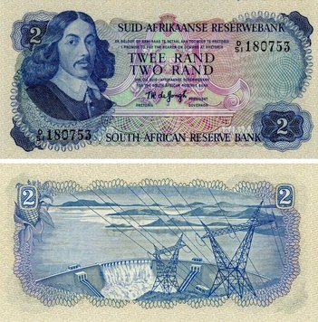 South Africa 2 rand 1974 UNC (P117a)