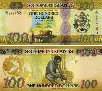 Банкнота Соломонові острови 100 доларів 2023 (2024) UNC (Pnew) Б19189 фото