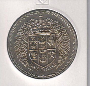 Нова Зеландія 1 долар 1971 UNC (KM#38.2) М05944 фото