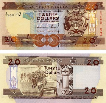 Solomon Islands $ 20 2004 UNC (P28a)